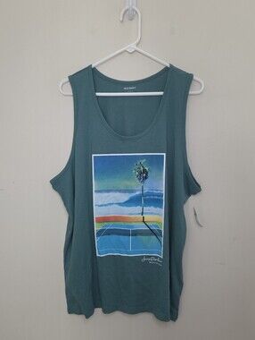 Men's Old Navy Green Malibu Tank Top Sz Large NWT